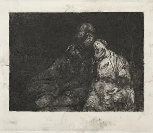 After Prints: Two Figures, 1800s. Creator: Unknown