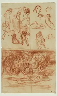 Crayon Prints: Figures, between 1807 and 1876. Creator: Narcisse Virgile Diaz de la Pena