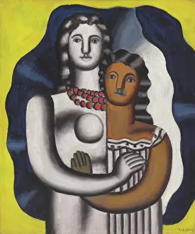 Lger Prints: Two Figures, 1929. Creator: Leger, Fernand (1881-1955)