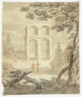 Figures Among Classical Ruins, n.d. Creator: Gerit Rademaker