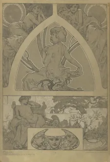 Reform Style Prints: Figures décoratives, 1902. Creator: Mucha, Alfons Marie (1860-1939)