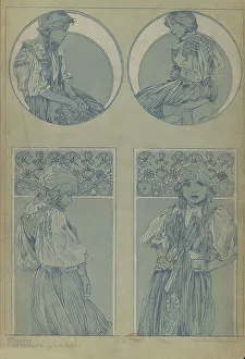 Reform Style Prints: Figures décoratives, 1902. Creator: Mucha, Alfons Marie (1860-1939)