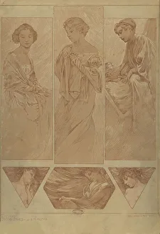 Reform Style Prints: Figures décoratives, 1902. Creator: Mucha, Alfons Marie (1860-1939)