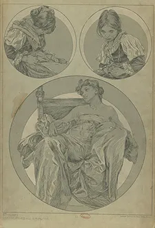 Figures décoratives, 1902. Creator: Mucha, Alfons Marie (1860-1939)