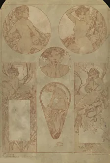 Reform Style Prints: Figures décoratives, 1902. Creator: Mucha, Alfons Marie (1860-1939)