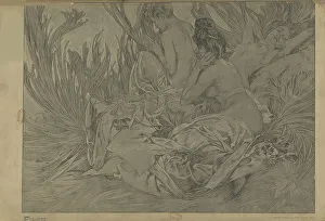 Mucha Prints: Figures décoratives, 1902. Creator: Mucha, Alfons Marie (1860-1939)