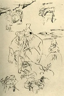 Tiepoli Prints: Figures and heads of Orientals