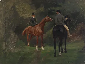Figures on Horseback, n. d. Creator: Eliphalet Frazer Andrews