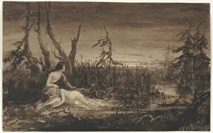 Figures in a Landscape. Creator: Francis Danby (British, 1793-1861)