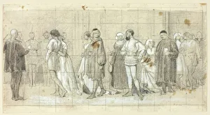 Marks Henry Stacey Prints: Figures in Procession, n. d. Creator: Henry Stacy Marks