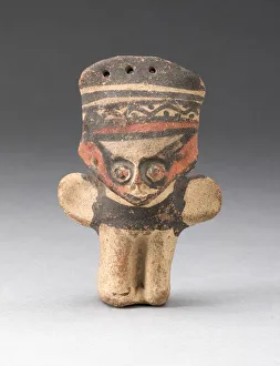 Chancay Prints: Figurine of Abstract Figure with Arms Held Outwards, A. D. 1000 / 1476. Creator: Unknown