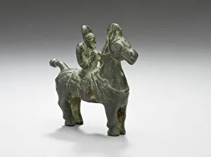 Mould Prints: Figurine, Han dynasty. Creator: Unknown