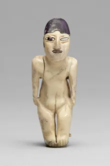 Figurine with Inlay, 180 B. C. / A. D. 500. Creator: Unknown