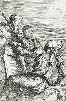 Rosa Salvator Prints: Figurine: Three Soldiers, between circa 1656 and circa 1657. Creator: Salvator Rosa