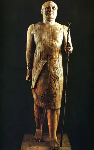 Staff Prints: Figurine Statue, Egypt, 5th Dynasty