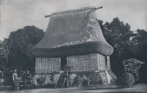 Fiji Prints: Fijian House, 1924