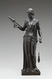 Neo Classical Prints: Filatrice, 1850. Creator: Henry Kirke Brown