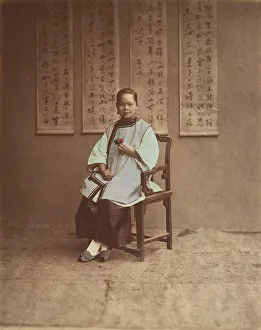Fille de Shanghai, 1870s. Creator: Baron Raimund von Stillfried