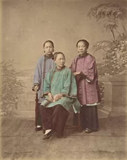 Images Dated 16th October 2020: Filles de Shanghai, 1870s. Creator: Baron Raimund von Stillfried