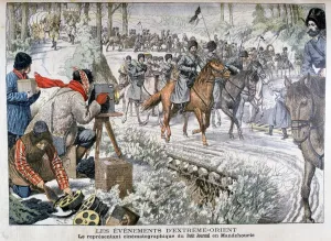 Filming in Manchuria during the Russo-Japanese War, 1904 Filming in Manchuria during the Russo-Japanese War, 1904