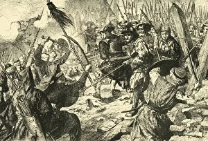 Modern History Gallery: Final Assault of the Turks in their First Siege of Vienna (1529), 1890. Creator: Unknown