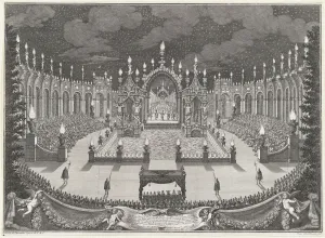 Final ballet of L Euleo festeggiante nel ritorno d Alessandro dall India, 1699. Creator: Johann Ulrich Kraus