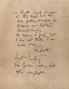 Expedition Prints: The final page of Captain Scott`s diary, 1912 (1935). Artist: Robert Falcon Scott
