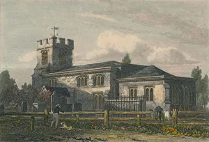 Byrne Prints: Finchley Church, Middlesex, 1815. Artist: Letitia Byrne