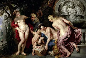 Liechtenstein Museum Prints: The Finding of the Child Erichthonius, c. 1615. Creator: Rubens, Pieter Paul (1577-1640)