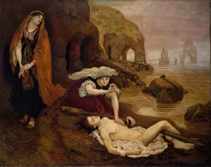 Don Juan Gallery: Finding of Don Juan by Haidee, c1870. Creator: Ford Madox Brown