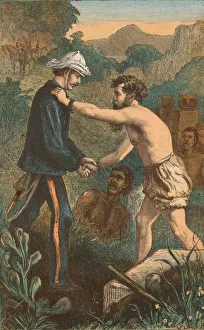 Remarkable Events In History Gallery: The Finding of Hamilton at Lucknow, c1910