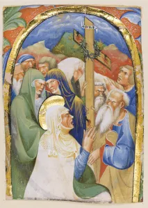 Initial Prints: The Finding of the Holy Cross. From an manuscript Gradual