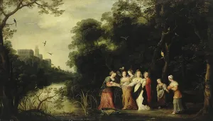 Nile Prints: Finding of Moses, 1621. Creator: Abraham Govaerts