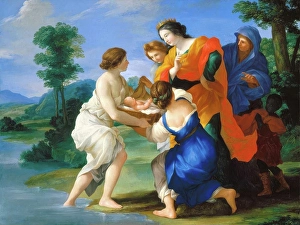 Romanelli Giovan Francesco Prints: The Finding of Moses, about 1656-1657. Creator: Giovanni Francesco Romanelli