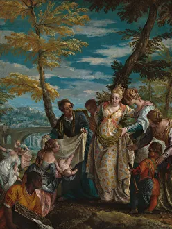 Servant Prints: The Finding of Moses, c. 1581 / 1582. Creator: Paolo Veronese