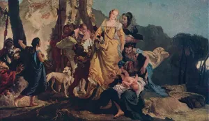 Finding Prints: The Finding of Moses, c1730. Artist: Giovanni Battista Tiepolo
