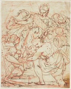Bullrushes Prints: Finding of Moses, n.d. Creator: Antonio Molinari