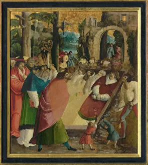 Deacon Collection: Finding of the Relics of Saint Stephen the First Martyr, ca 1515. Creator: South German master