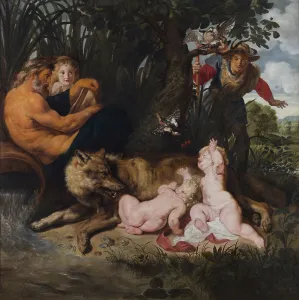 Finding of Romulus and Remus, 1612. Artist: Rubens, Pieter Paul (1577-1640) Finding of Romulus and Remus, 1612. Artist: Rubens, Pieter Paul (1577-1640)
