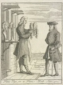 Wig Seller Prints: Fine Tye, or a Fine Bob Sir, Cries of London, (c1688?)