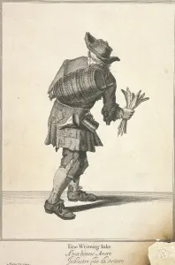 Marcellus Laroon Prints: Fine Writeing Inke, Cries of London, (c1688?). Artist: Pierce Tempest