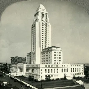 One of the Finest Municipal Bildings in the World - City Hall, Los Angeles, Calif One of the Finest Municipal Bildings in the World - City Hall, Los Angeles, Calif
