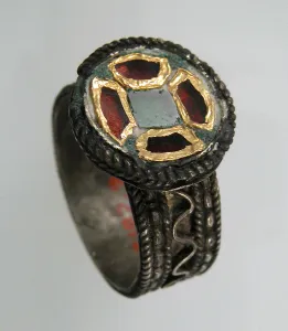 6th Century Prints: Finger Ring, Frankish, 6th-7th century. Creator: Unknown