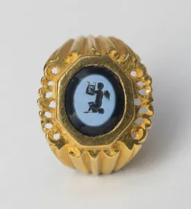 Eros Prints: Finger Ring with Intaglio Depicting Eros, 3rd century. Creator: Unknown