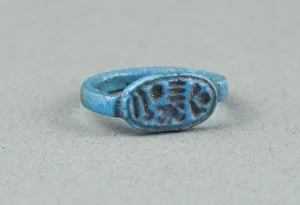 Horemheb Prints: Finger Ring with the Throne Name of King Horemheb, Egypt, New Kingdom, Dynasty 18