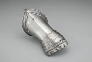 Fingered Gauntlet for the Right Hand, Milan, c. 1570/1600. Creator: Unknown