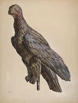 Finial Eagle, c. 1937. Creator: James McLellan