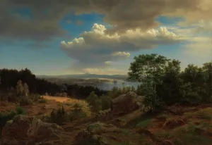 Gustaf Werner Holmberg Prints: Finnish Landscape, 1855. Creator: Werner Holmberg