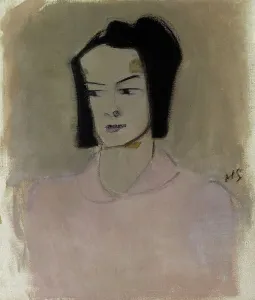 Schjerfbeck Helene Prints: Finnish Nurse III (Ester Räihä), 1943. Creator: Helene Schjerfbeck