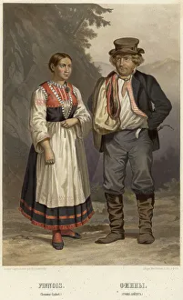 Finns. (Suoma-layzet), 1862. Creator: A Derzhanovskii